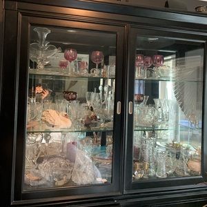 Mixed Glass China crystal Mystery Box serving drinkware tableware decor bundle